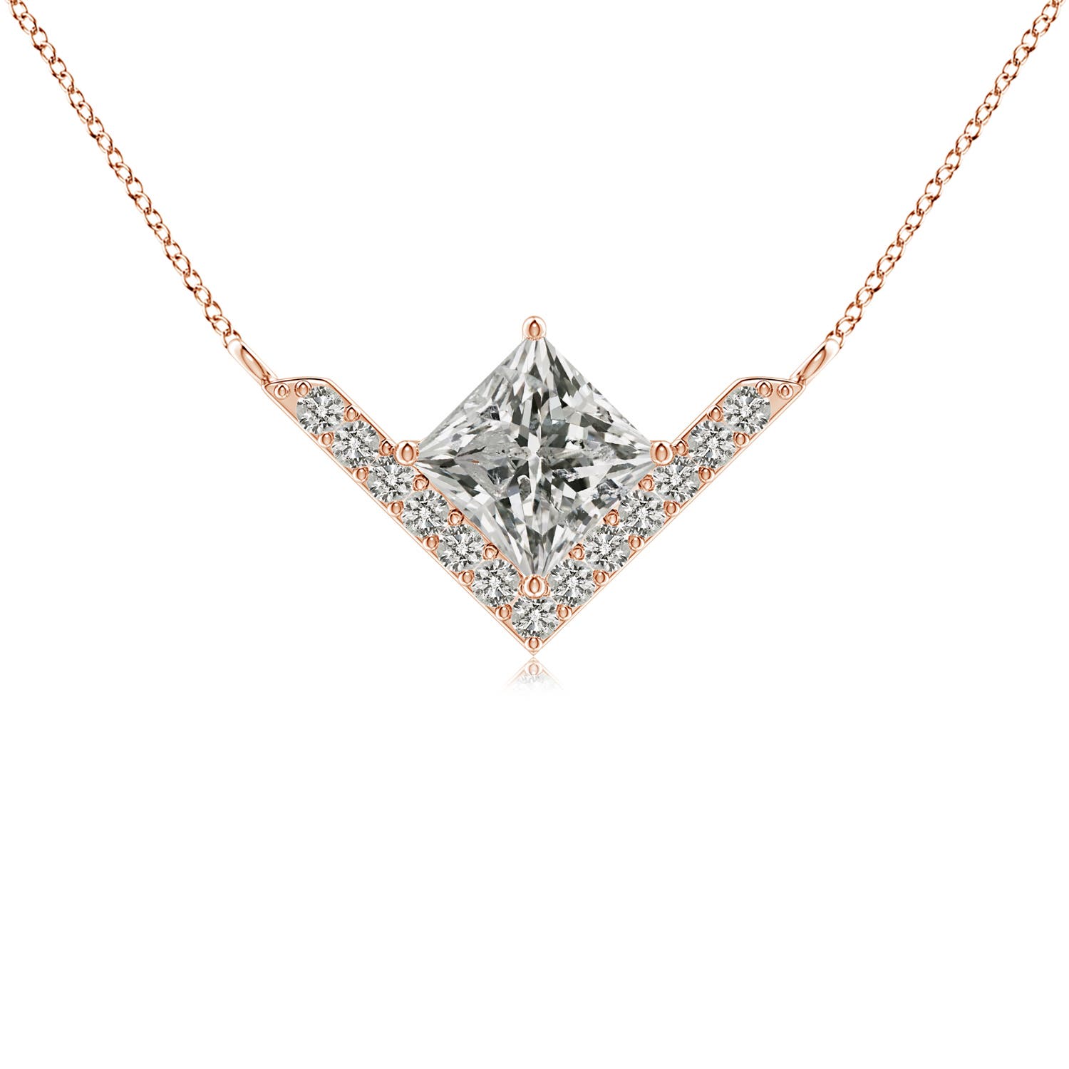 K, I3 / 0.58 CT / 14 KT Rose Gold