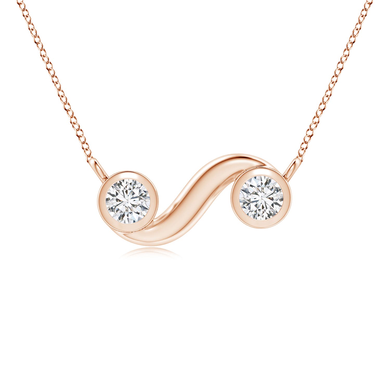 H, SI2 / 0.07 CT / 14 KT Rose Gold