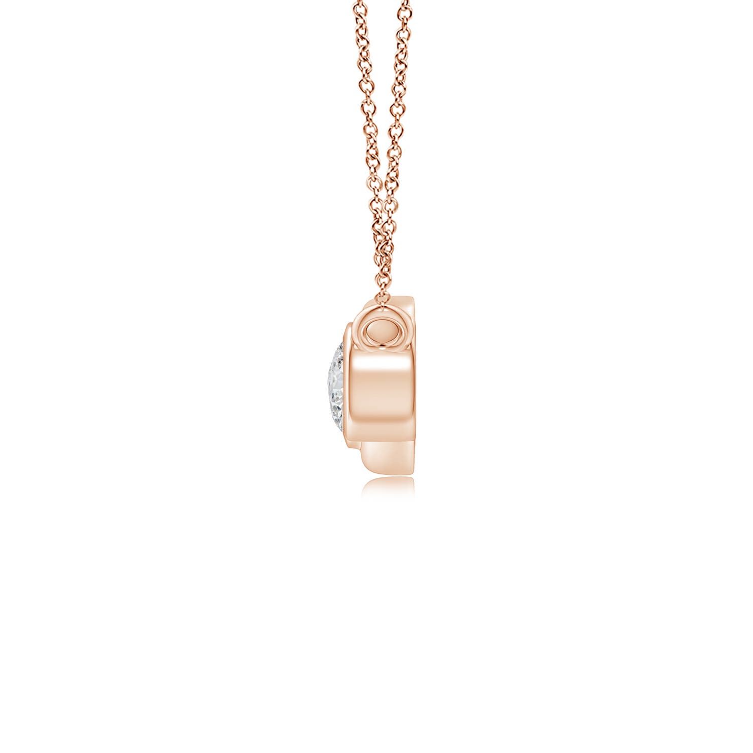 H, SI2 / 0.07 CT / 14 KT Rose Gold