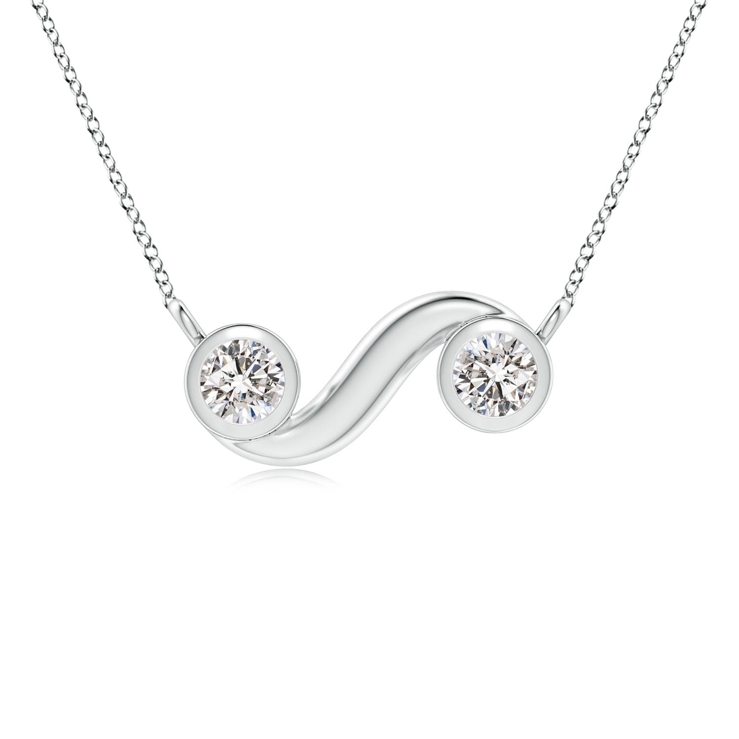 I-J, I1-I2 / 0.07 CT / 14 KT White Gold