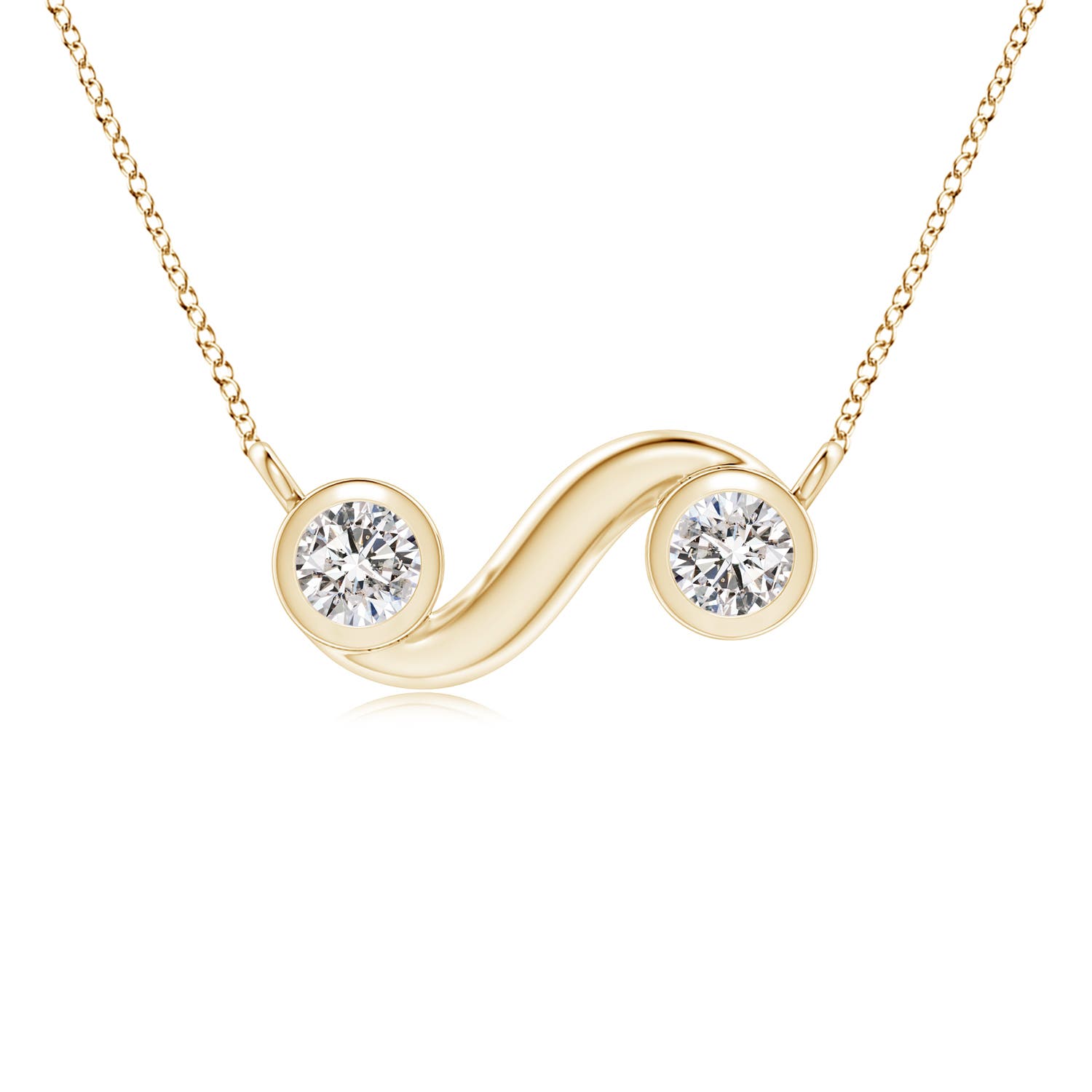 I-J, I1-I2 / 0.07 CT / 14 KT Yellow Gold