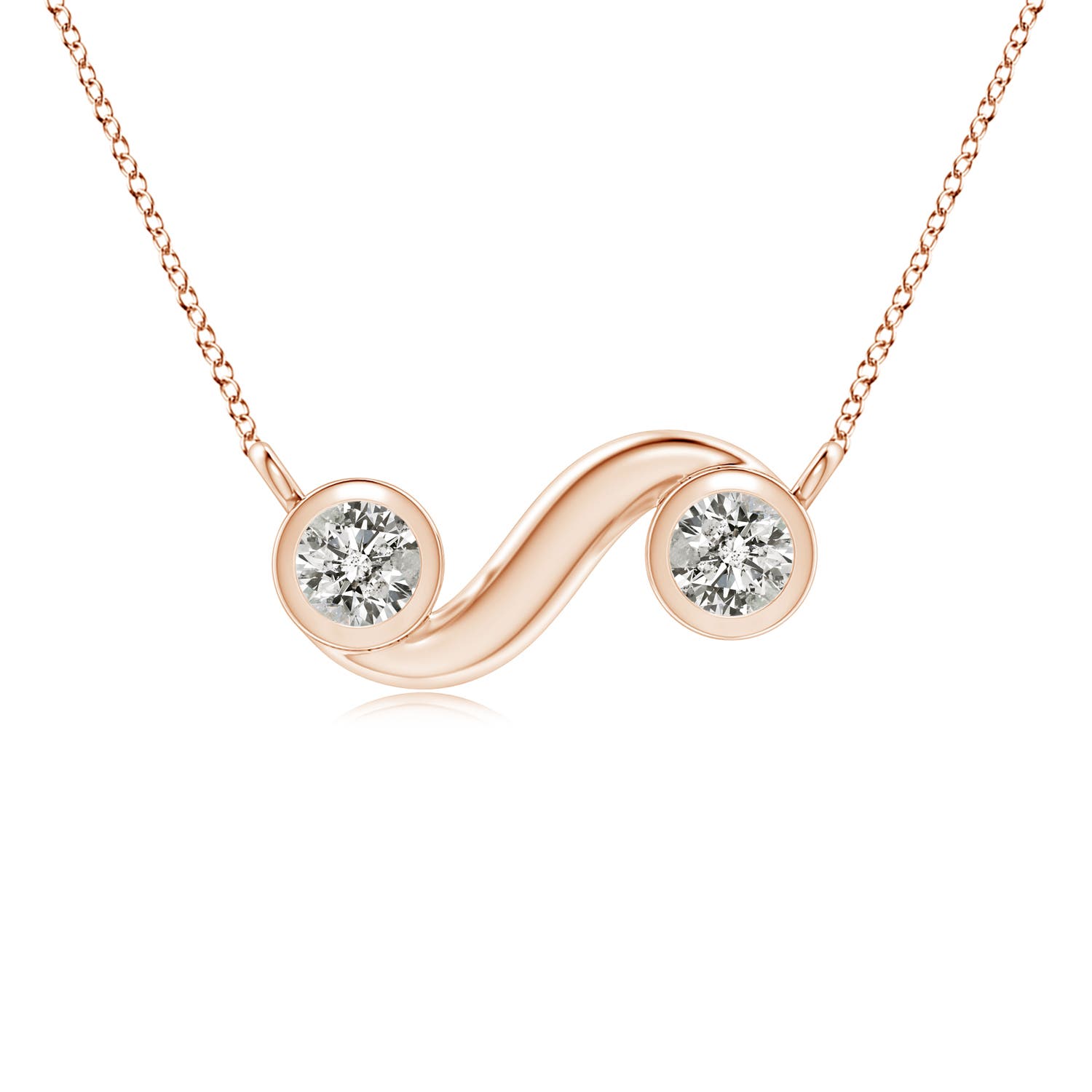 K, I3 / 0.07 CT / 14 KT Rose Gold