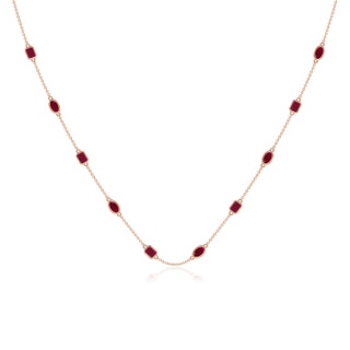 Oval A Ruby