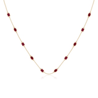 Oval A Ruby