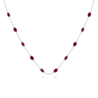 Oval A Ruby