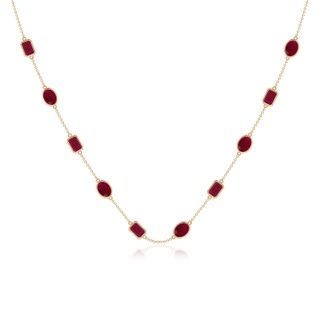 Oval A Ruby