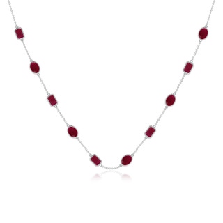 Oval A Ruby