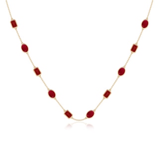 Oval AA Ruby