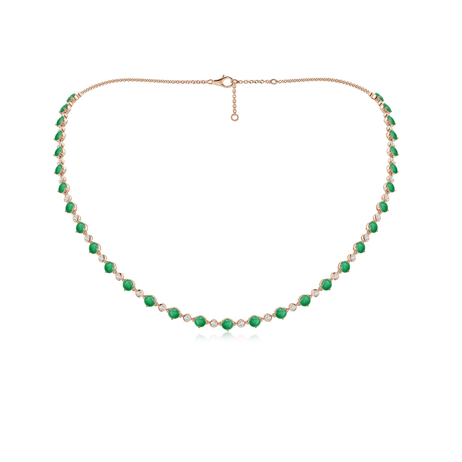 Emerald Tennis Necklaces