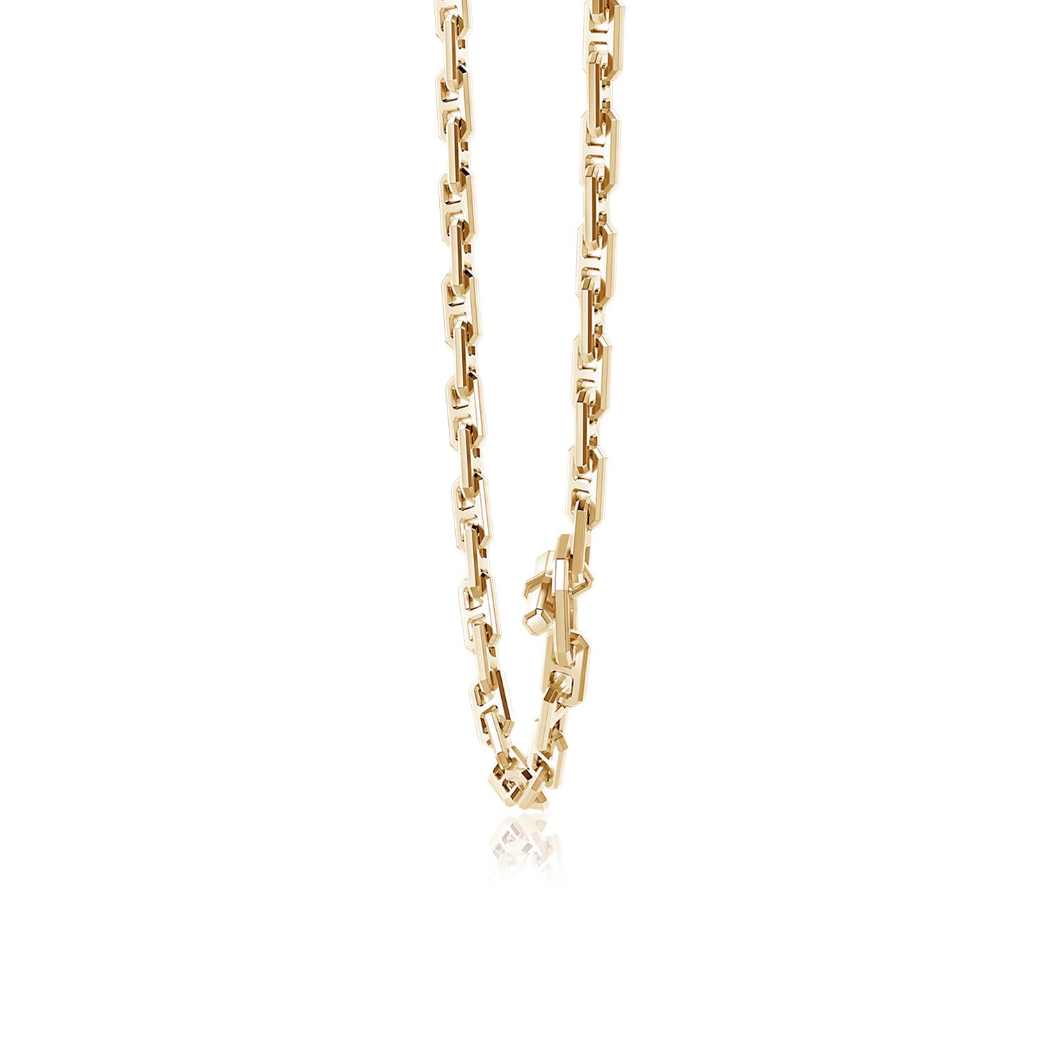 Men's Octagon Link Necklace