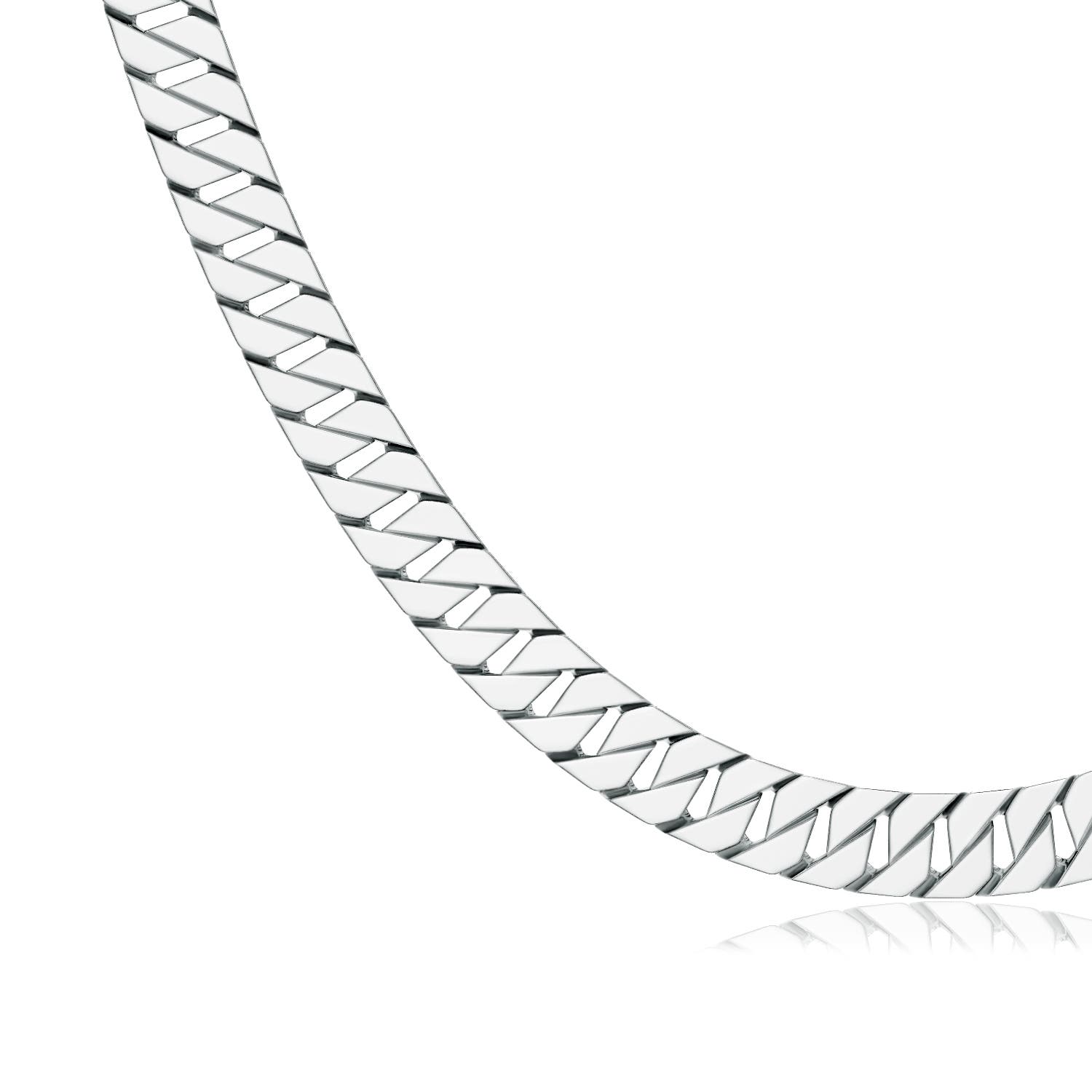 Men's Octagon-Shaped Link Chain Necklace