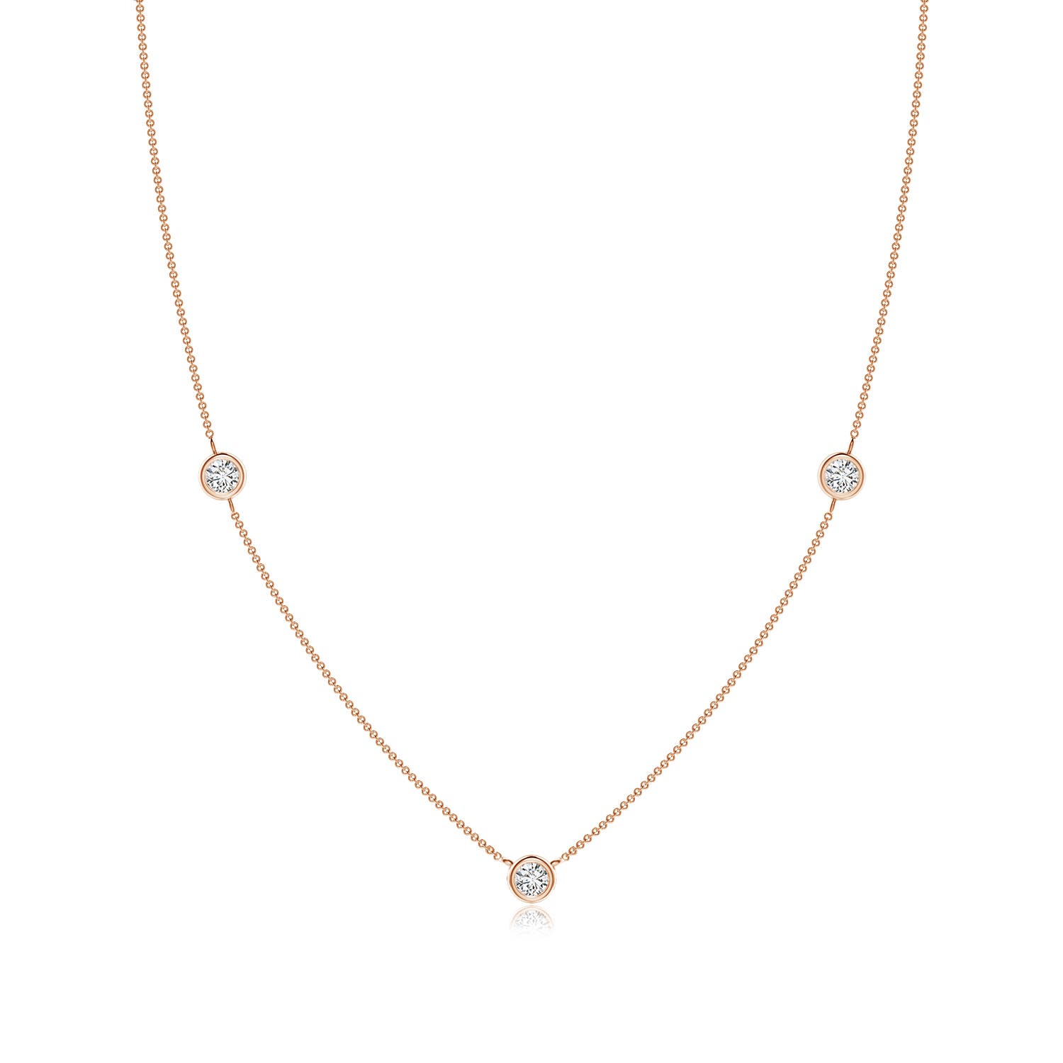 H, SI2 / 0.48 CT / 14 KT Rose Gold