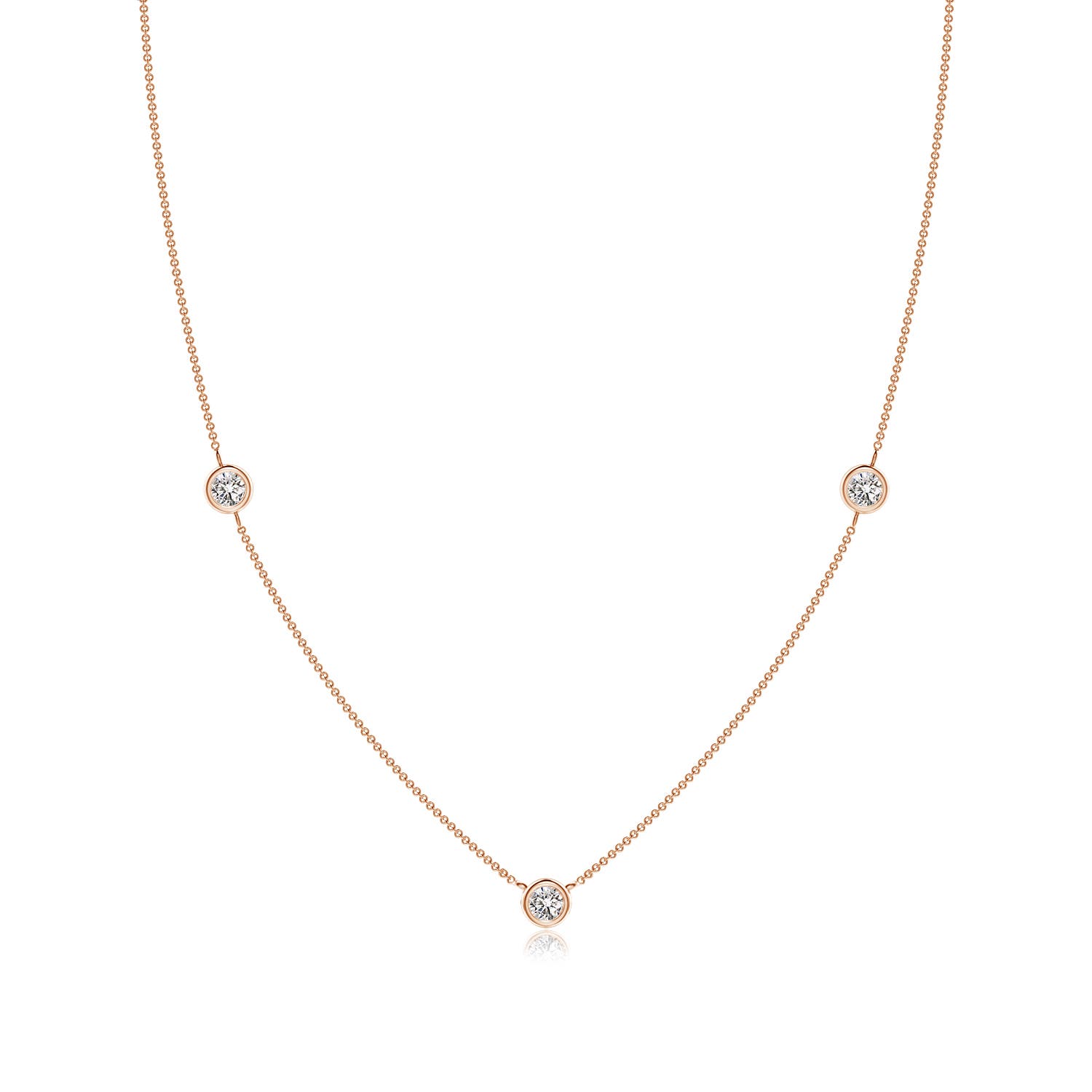 I-J, I1-I2 / 0.48 CT / 14 KT Rose Gold