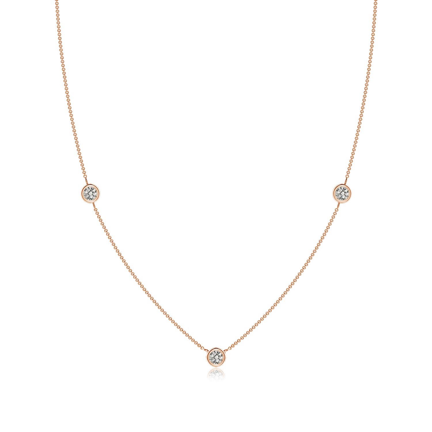 K, I3 / 0.48 CT / 14 KT Rose Gold