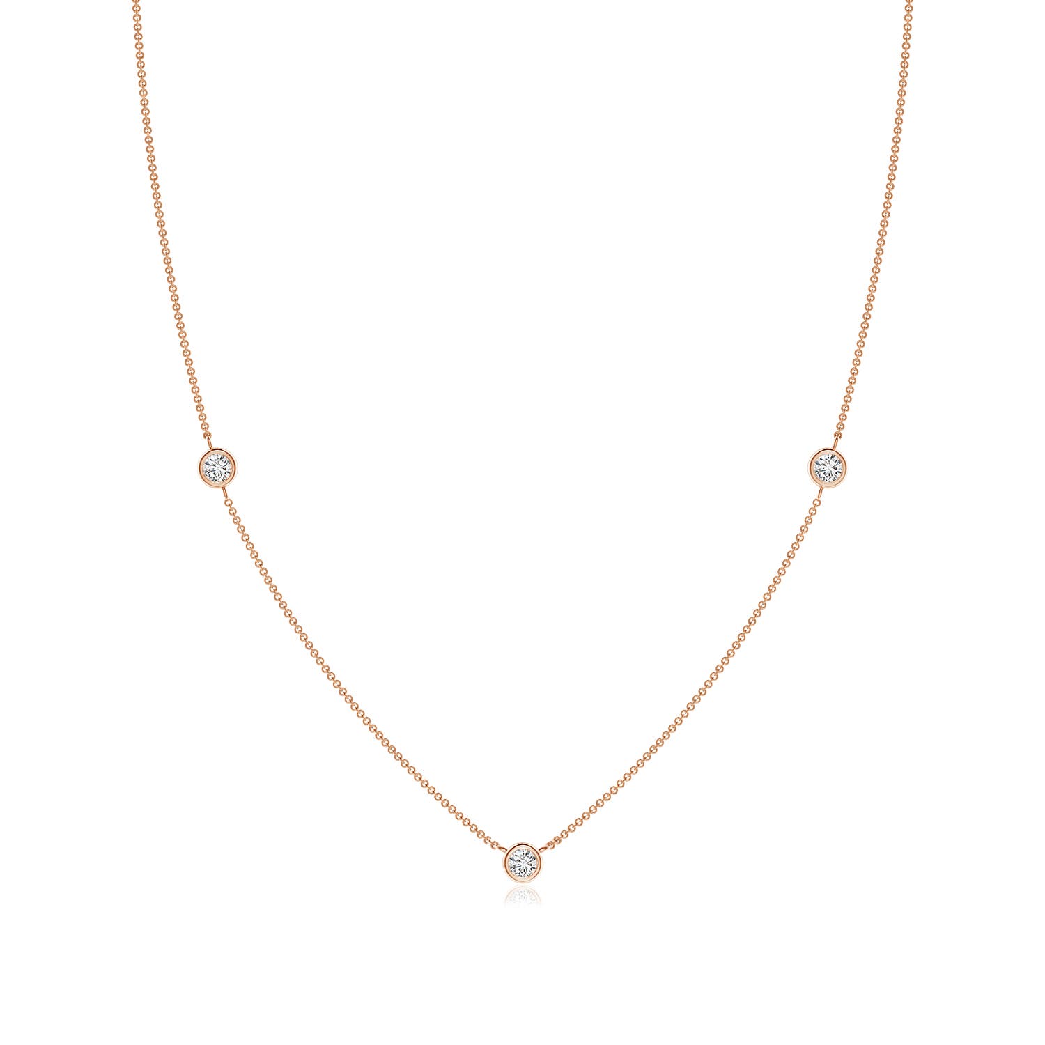 H, SI2 / 0.32 CT / 14 KT Rose Gold