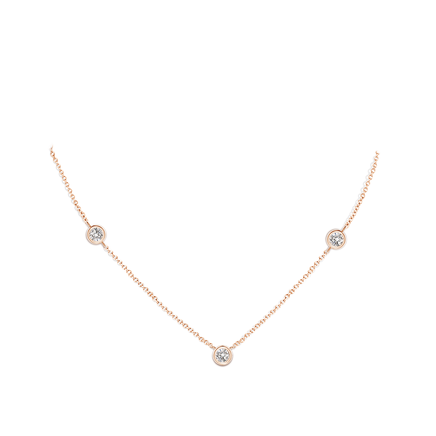 I-J, I1-I2 / 0.75 CT / 14 KT Rose Gold