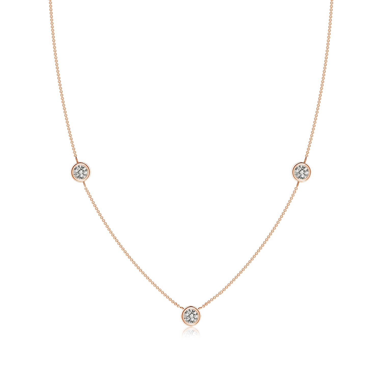 K, I3 / 0.75 CT / 14 KT Rose Gold