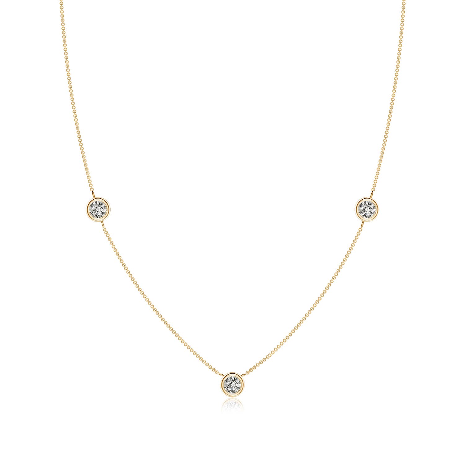 K, I3 / 0.75 CT / 14 KT Yellow Gold