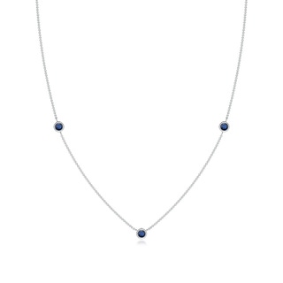 Round AA Blue Sapphire