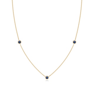 Round AA Blue Sapphire