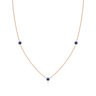 Round AAA Blue Sapphire