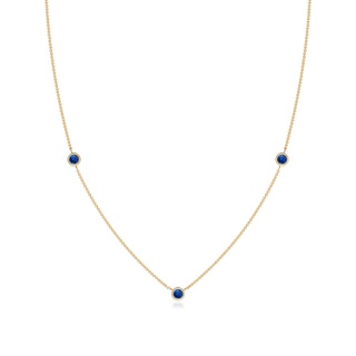 Round AAA Blue Sapphire