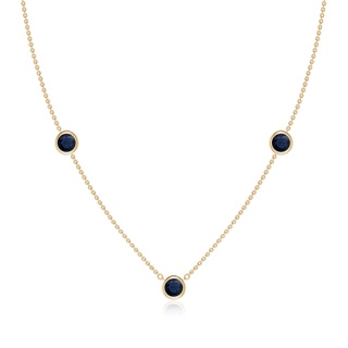 Round A Blue Sapphire
