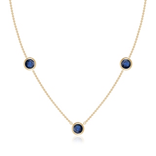 Round AA Blue Sapphire