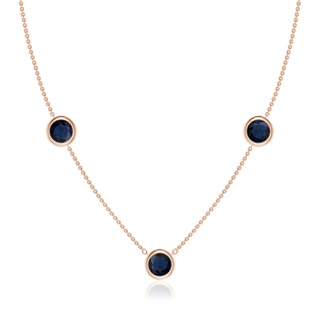 Round A Blue Sapphire