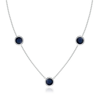Round A Blue Sapphire