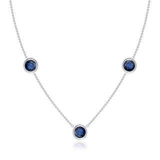 Round AA Blue Sapphire