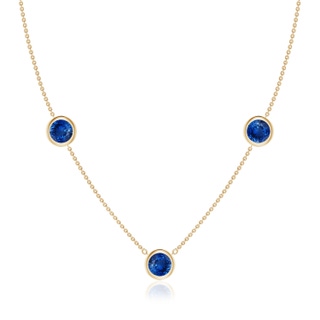 Round AAA Blue Sapphire