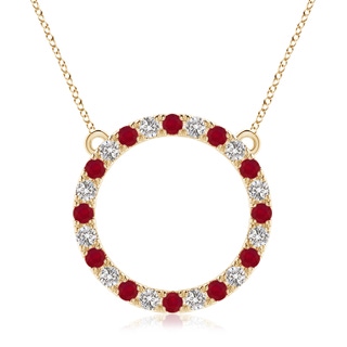 Round AA Ruby