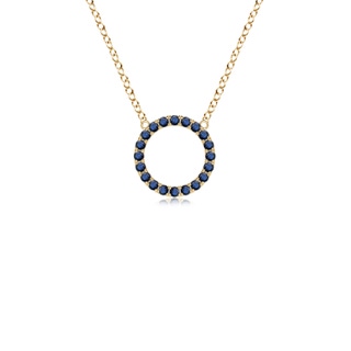 Round AA Blue Sapphire