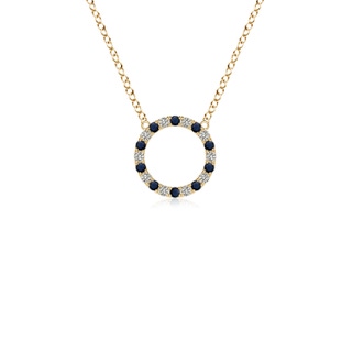 Round A Blue Sapphire