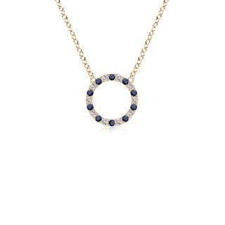 Round AA Blue Sapphire