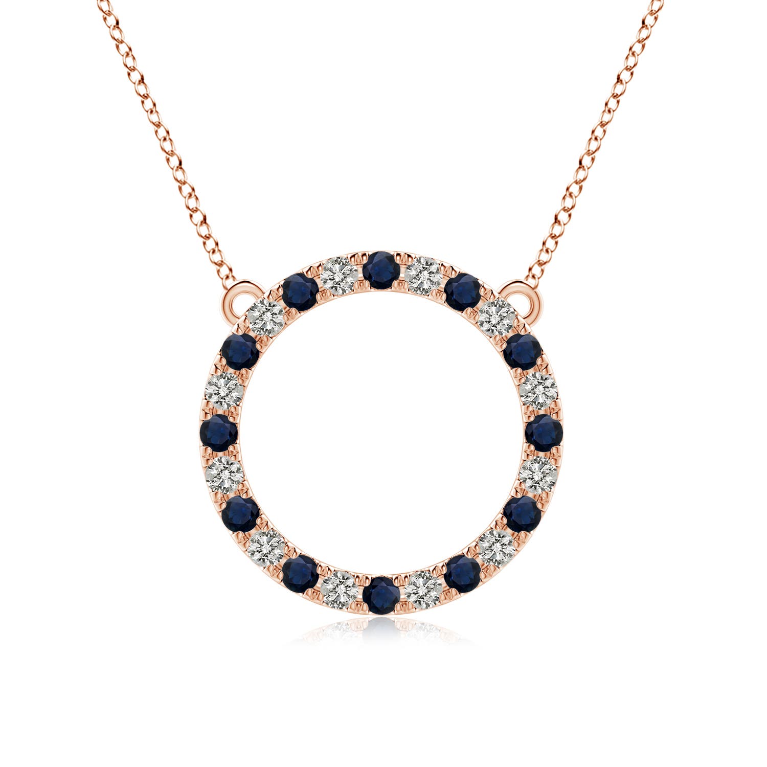 A - Blue Sapphire / 1.91 CT / 14 KT Rose Gold