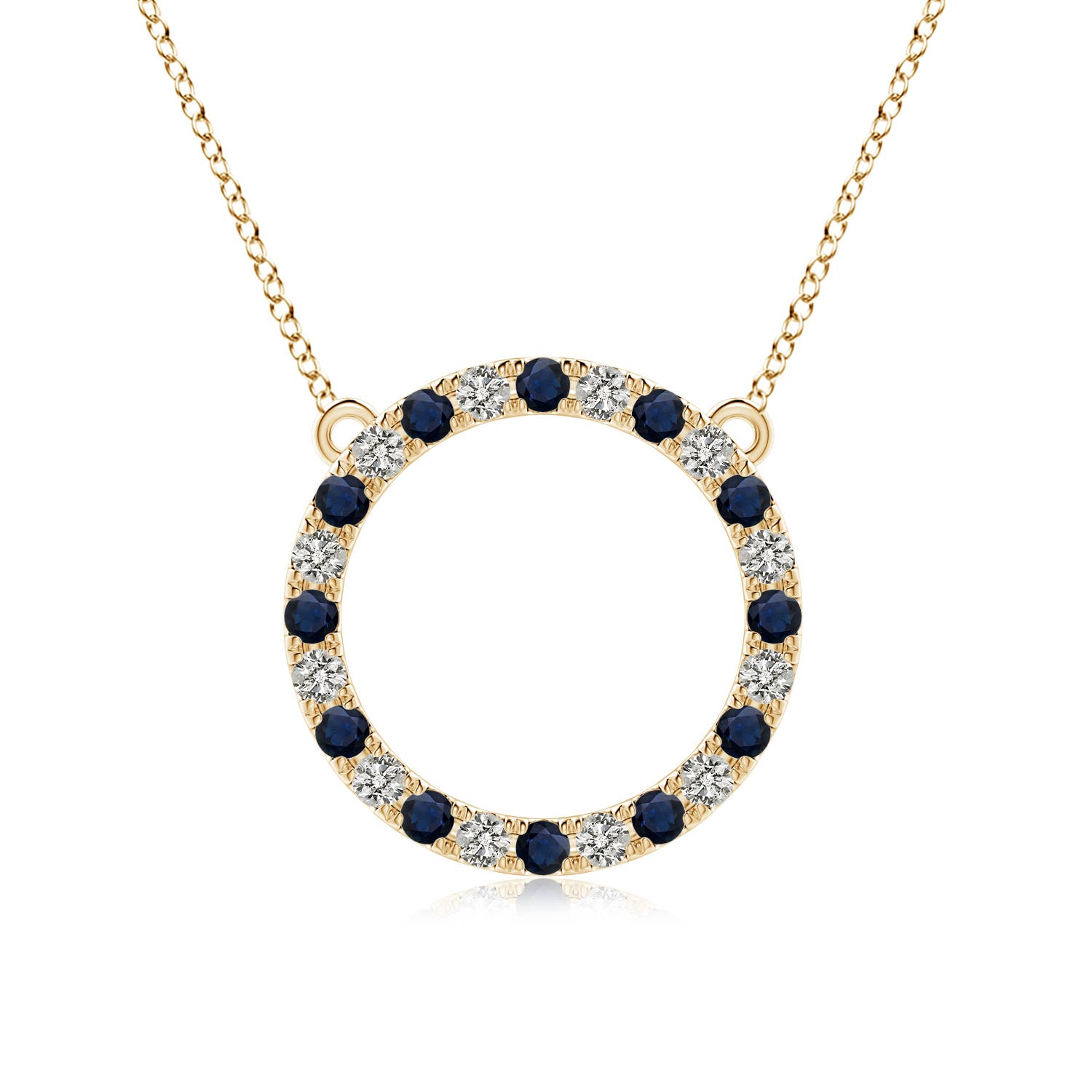 A - Blue Sapphire / 1.91 CT / 14 KT Yellow Gold