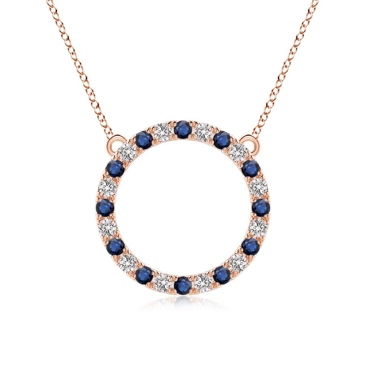 AA - Blue Sapphire / 1.91 CT / 14 KT Rose Gold