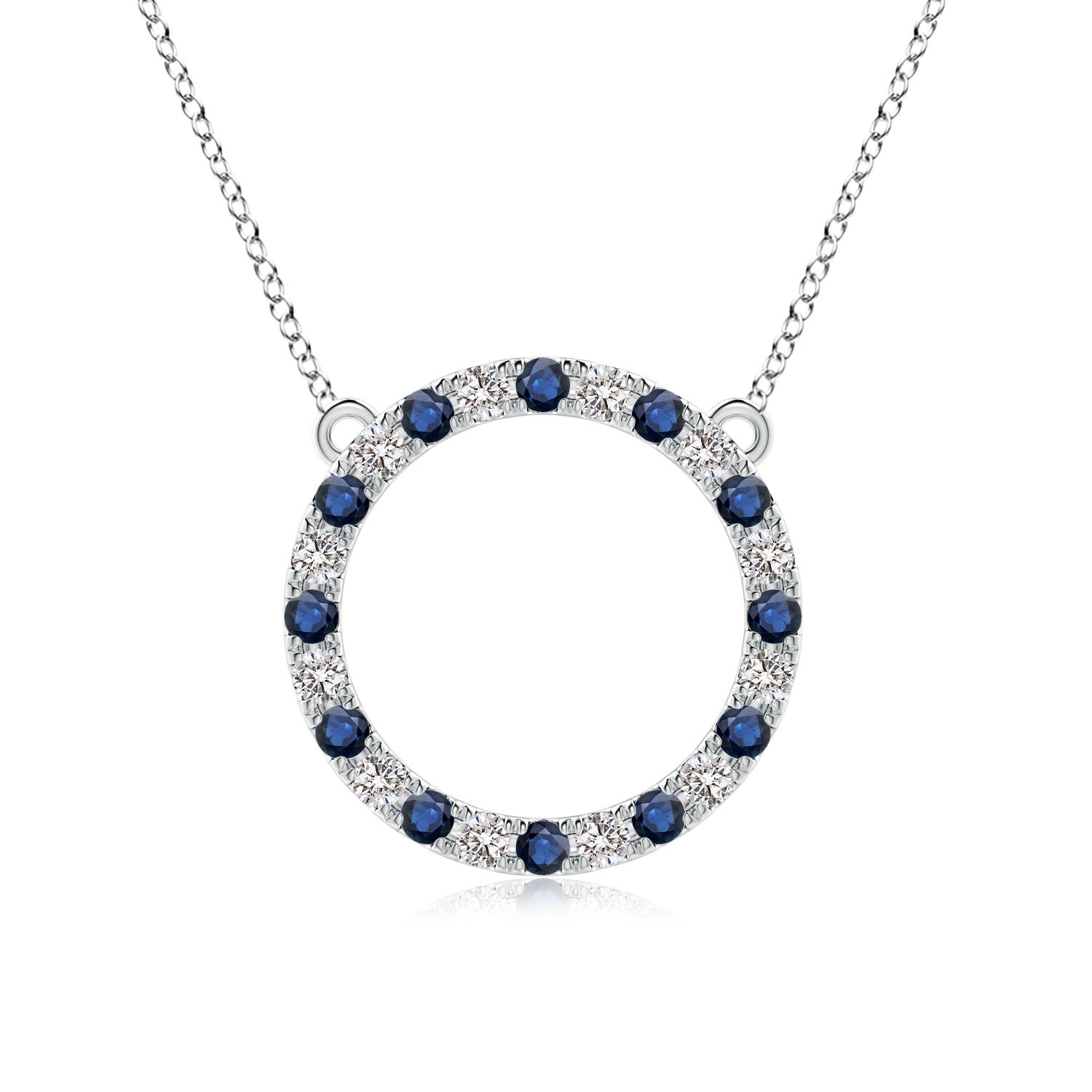 AA - Blue Sapphire / 1.91 CT / 14 KT White Gold