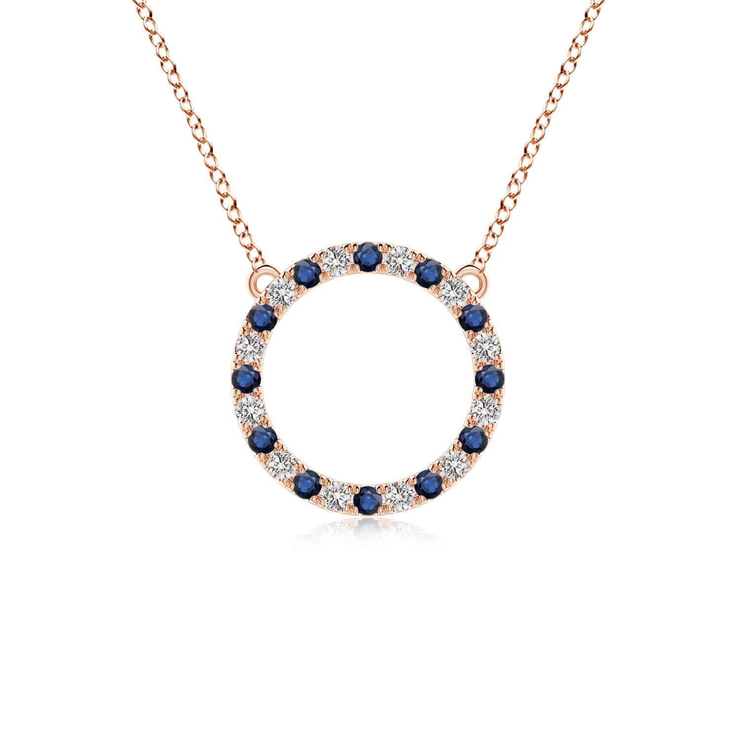 AA - Blue Sapphire / 1.02 CT / 14 KT Rose Gold