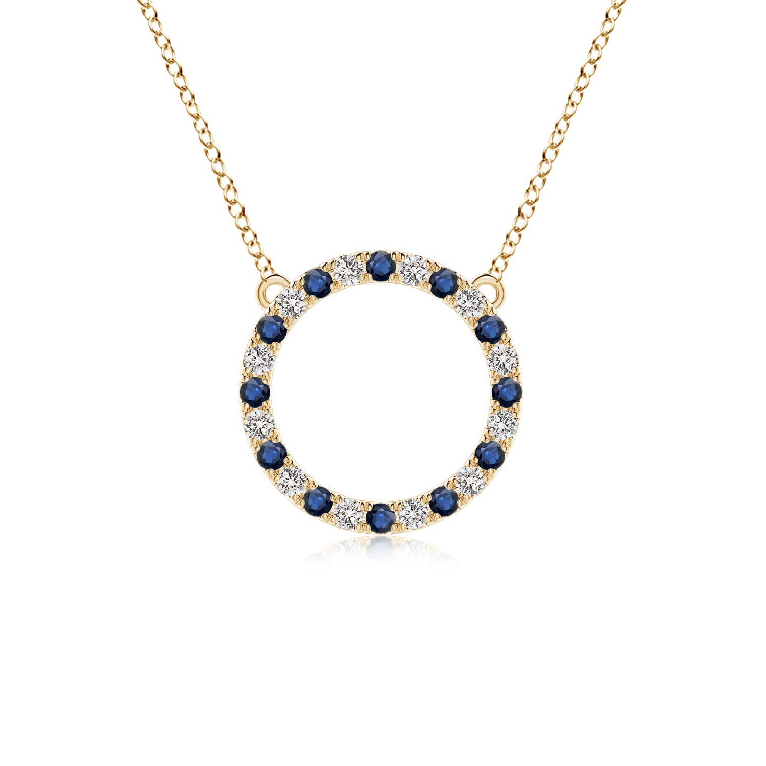 AA - Blue Sapphire / 1.02 CT / 14 KT Yellow Gold