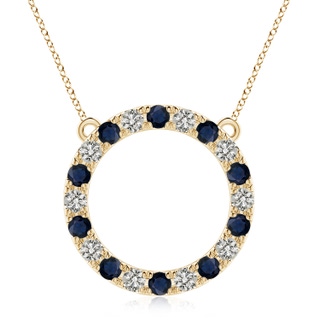 Round A Blue Sapphire