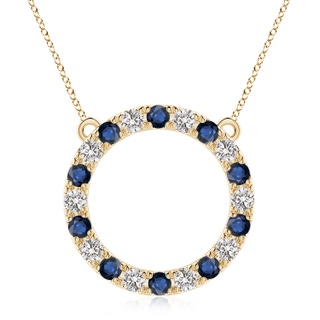 Round AA Blue Sapphire