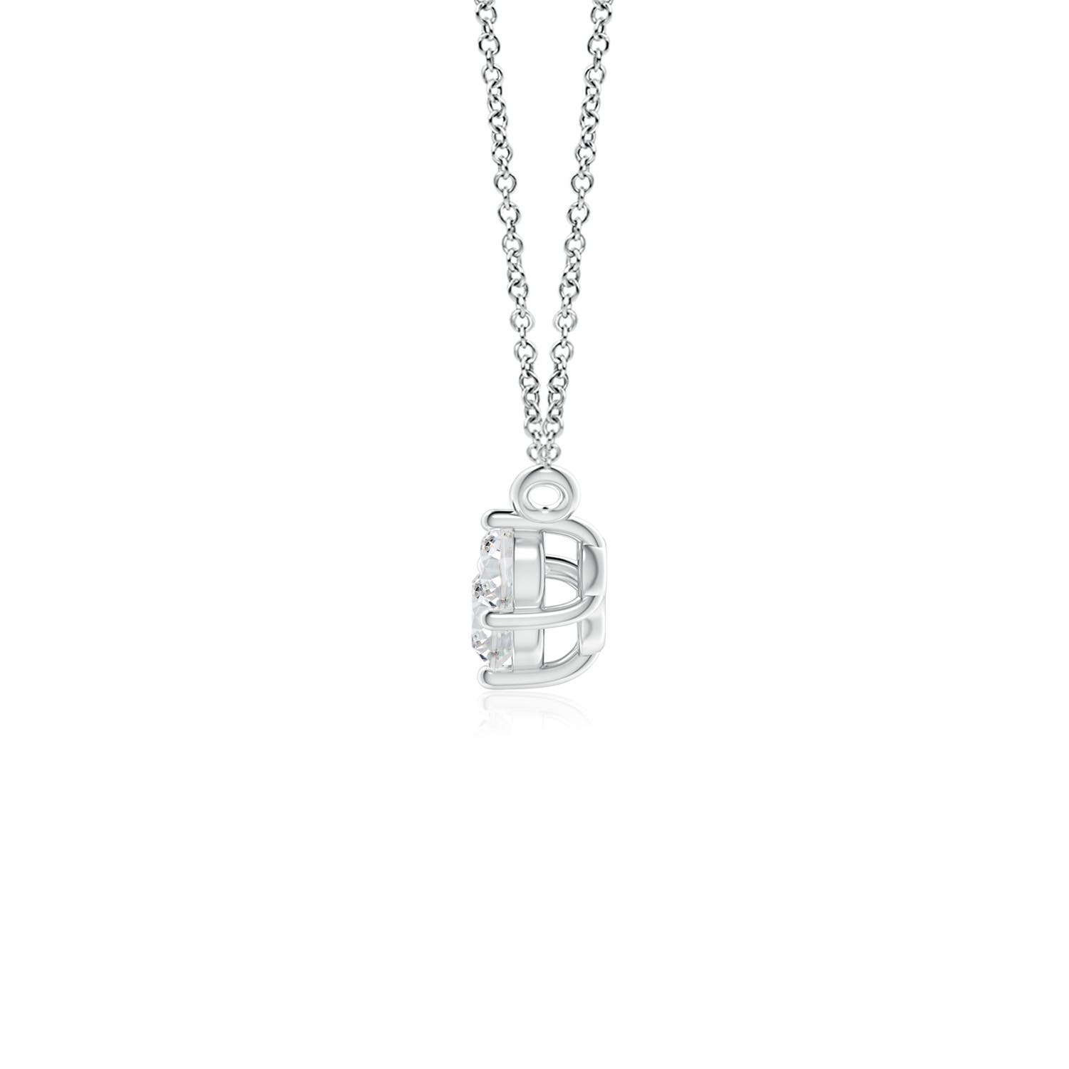 4mm HSI2 Classic Trio Diamond Necklace in White Gold