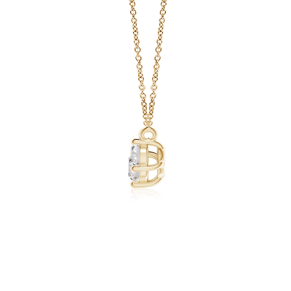 4mm IJI1I2 Classic Trio Diamond Necklace in Yellow Gold side 199