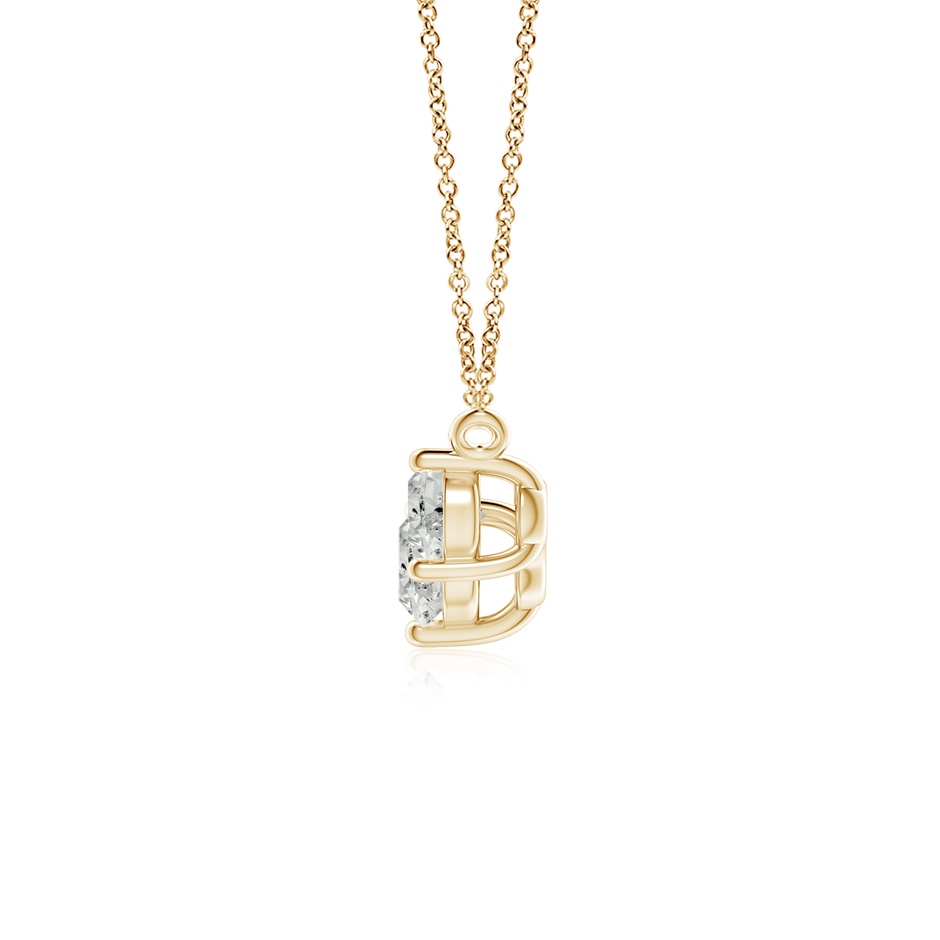 5mm KI3 Classic Trio Diamond Necklace in Yellow Gold side 199