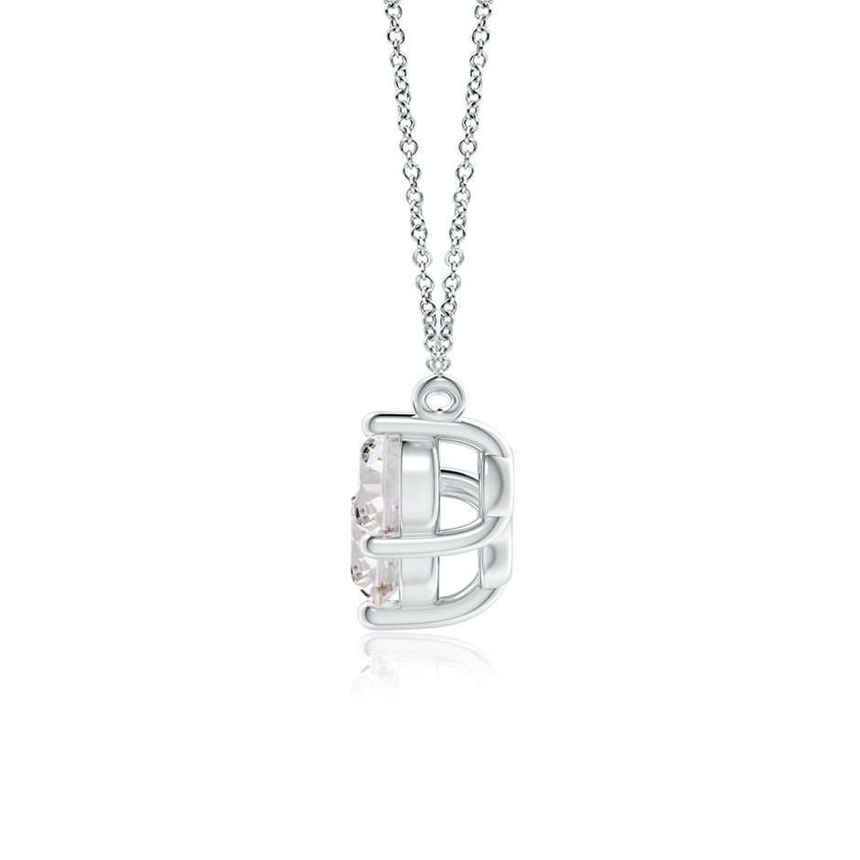 6mm IJI1I2 Classic Trio Diamond Necklace in White Gold side 199