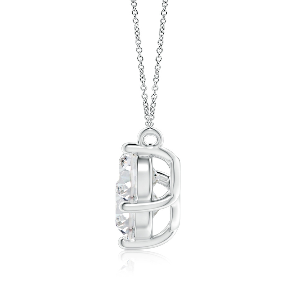 8.9mm HSI2 Classic Trio Diamond Necklace in P950 Platinum side 199