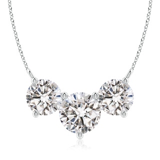 9.2mm IJI1I2 Classic Trio Diamond Necklace in P950 Platinum
